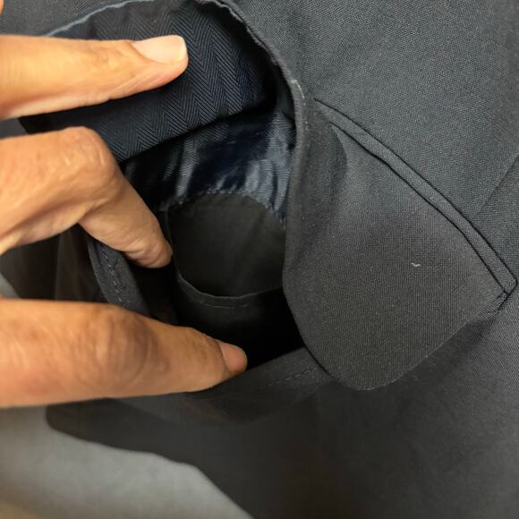 Alfani Suit Wool Blazer Jacket 44s and Pants Size 36 2-Piece Preppy Office Work - Picture 15 of 16